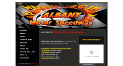 Desktop Screenshot of albanymotorspeedway.net